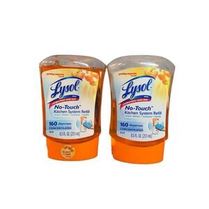 1 1/2 Lysol No Touch Kitchen System‎ Refill Sparkling Tangerine Scent 8.5oz